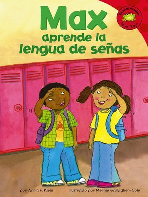 cover image of Max aprende la lengua de senas